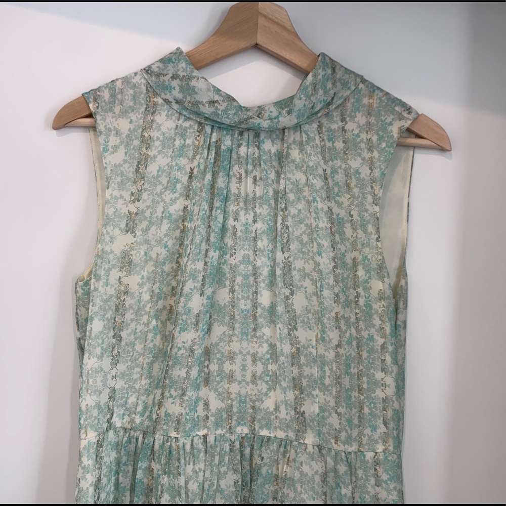 Brooks Brothers Mock neck Silk Dress